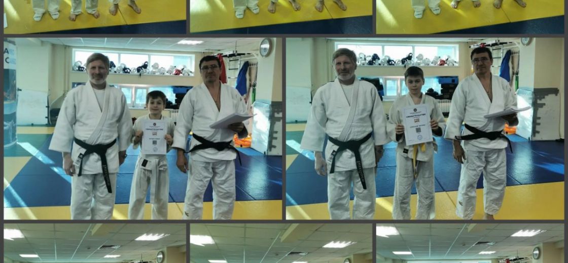 В г.о. Ступино, в Клубе единоборств «Сокол» прошла аттестация на кю по дзюдо