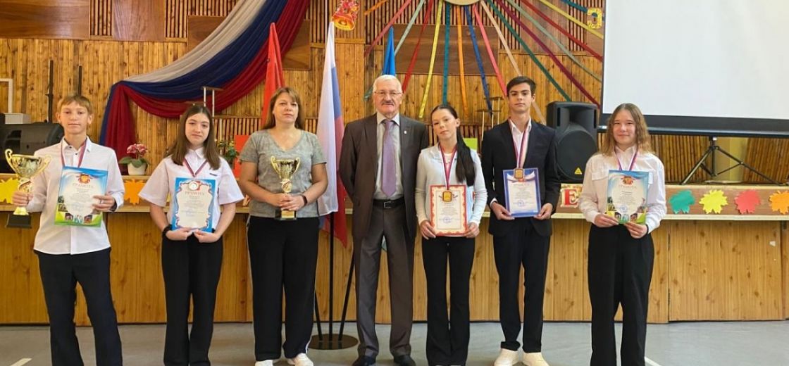 Награждение команд школы ставшими чемпионами в фестивалях «Кашира за ГТО!»