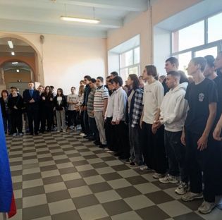 Награждение сборной команды с.п. Кашира колледжа «Московия» и призеров личного первенства Спартакиады допризывной молодежи «Вместе с ГТО!», а также вручение знаков ВФСК ГТО
