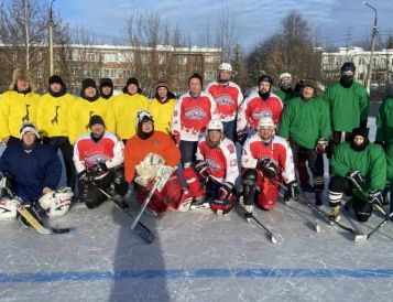 В д. Корыстово состоялся заключительный третий этап кубка го Кашира по хоккею с шайбой