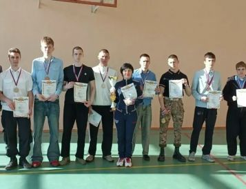 Прошло награждение команды колледжа занявшей 1 место в Спартакиаде допризывной молодежи «Вместе с ГТО!»